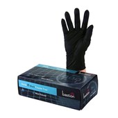 Bastion Nitrile Black Small Powder Free Gloves Pack 100 Sold as Each 10 in a Box