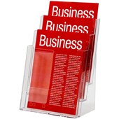 Esselte Brochure Holder Free Standing A4 3 Tier Portrait each