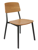Durafurn Denver Chair  Natural Ply Seat  Backrest