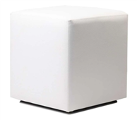 Durafurn Ottoman Cube  White