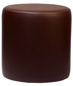 Durafurn Ottoman Round  Chocolate
