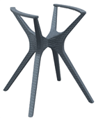 Siesta Ibiza Legs Small  Anthracite