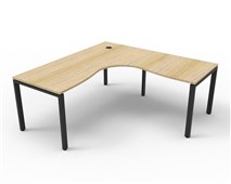 Infinity Profile Leg Corner Workstation