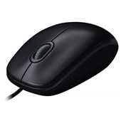 Logitech M90 Plug n Play USB Mouse Black