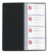 Marbig Business Card Book 208 Capacity Black