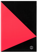 Marbig Note Book Index 200 Pages A4 Red and Black