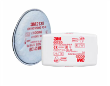 3M 6035 Particulate Filter P3 1 PairPk Bx10