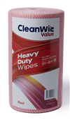 Heavy Duty CleanWiz Value Red Wipes
