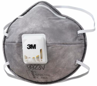 3M 9923V Partic Respirator P2 Valved Ctn10 Bx6