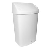 Sabco White Rubbish Bin 50L Each