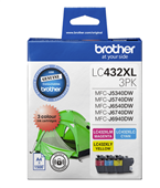 Brother LC432XL CMY 3 Colour Pack