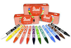 Strand Crayon Assorted 12 Pack