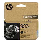 HP 937e 4S6W9NA EvoMore Ink Cartridge Black  Yield 2500 Pages