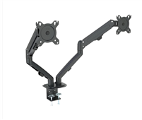 Monster Adjustable Dual Arm Monitor Mount  VESA 75  100mm  Up to 27 Screens