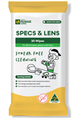 GREAT AUSSIE WIPES Specs  Lens Wipes Packet 20