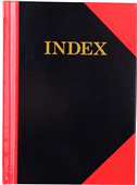 Cumberland Red  Black Notebook A6 100 Leaf
