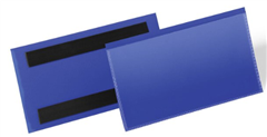 Durable Magnetic Document Pouch 815 X 163Mm Pack 50 Blue