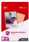 Gbc Binding Cover A4 200 Micron Clear Pack 100