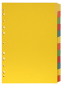 Marbig Indices  Dividers 12 Tab Manilla A4 Eraseable