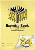 Spirax 115 Exercise Book A4 64 Page 9Mm Dotted Thirds