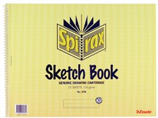 Spirax 579 Sketch Book 272X360Mm 16 Leaf32 Page