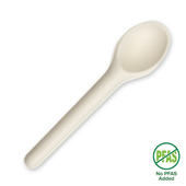 BioPak BioCutlery 15cm Plant Fibre Spoon Sleeve 50 Sold as Sleeve 50 20 in a Carton