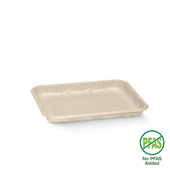 BioPak BioBoard 16x14x2cm  6x5 Plant Fibre Produce Tray Sleeve 125 Sold as Sleeve 125 8 in a Carton