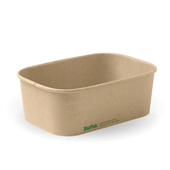 BioPak BioBoard 750ml Kraft Takeaway Base Sleeve 50 Sold as Sleeve 50 6 in a Carton