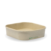 BioPak BioBoard 750ml Kraft Square Takeaway Base Sleeve 50 Sold as Sleeve 50 6 in a Carton