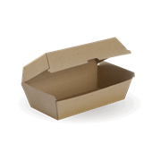 BioPak BioBoard Regular Snack Box  200carton Sleeve 50 Sold as Sleeve 50 4 in a Carton