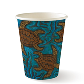 BioPak BioCup 280ml  8oz 80mm Indigenous Art Single Wall Sleeve 50 Sold as Sleeve 50 20 in a Carton