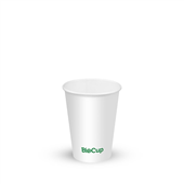BioPak BioCup 200ml  6oz 73mm White Cold Paper Water Sleeve 50 Sold as Sleeve 50 20 in a Carton