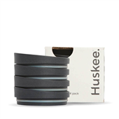 BioPak Lid HuskeeOriginal 4Pack Charcoal Sleeve 4 Sold as Sleeve 4 12 in a Carton