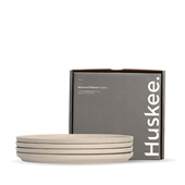 BioPak Saucer HuskeeOriginal 4Pack Natural  Sleeve 4 Sold as Sleeve 4 12 in a Carton