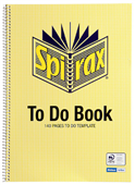 Spirax 706 To Do Book A4 140 Pages